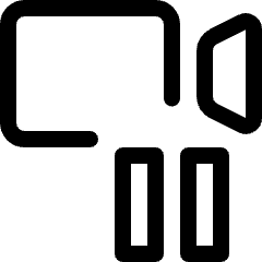 Controls Camera Pause Icon from Ultimate Regular Set