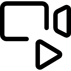 Controls Camera Play Icon from Ultimate Regular Set
