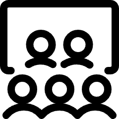 Movies Audience Icon from Ultimate Regular Set