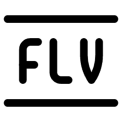 Vide Document Flv Icon from Ultimate Regular Set