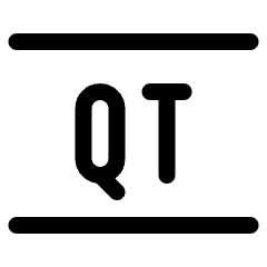 Vide Document Qt Icon from Ultimate Regular Set