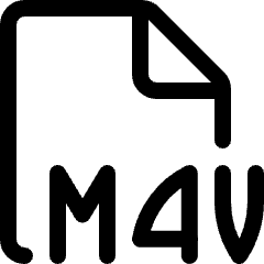 Video File M 4 V Icon from Ultimate Regular Set