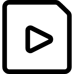 Video File Play Icon from Ultimate Regular Set