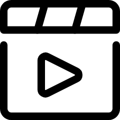 Video Player Movie 1 Icon from Ultimate Regular Set