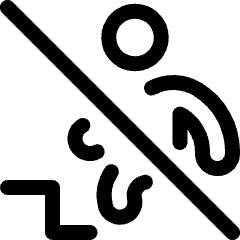 Allowances No Climbing Icon from Ultimate Regular Set