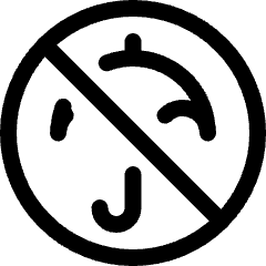 Allowances No Umbrellas Icon from Ultimate Regular Set