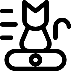 Cleaning Cat Icon from Ultimate Regular Set