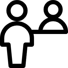 Information Desk Customer Icon from Ultimate Regular Set