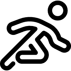 Safety Exit Right Icon from Ultimate Regular Set