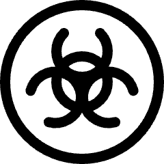 Safety Warning Radioactive Icon from Ultimate Regular Set