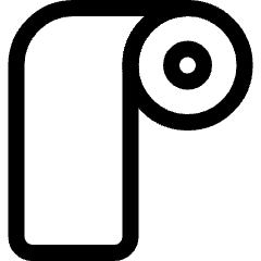 Toilet Paper Icon from Ultimate Regular Set