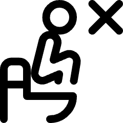 Toilet Use Wrong Icon from Ultimate Regular Set