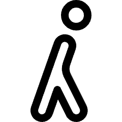 Walking 1 Icon from Ultimate Regular Set