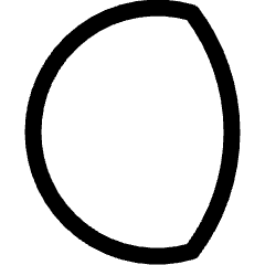 Night Moon Gibbous Icon from Ultimate Regular Set