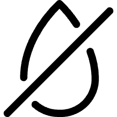 Humidity None Icon from Ultimate Regular Set