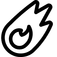 Natural Disaster Fire Icon from Ultimate Regular Set