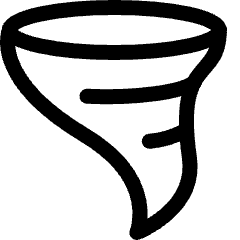 Natural Disaster Hurricane Icon from Ultimate Regular Set