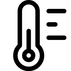 Temperature Thermometer Medium Icon from Ultimate Regular Set