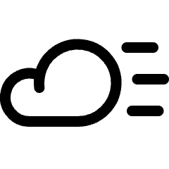 Visibility Cloud Low Icon from Ultimate Regular Set