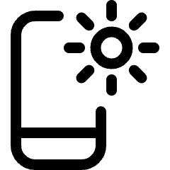Weather App Sunny Icon from Ultimate Regular Set
