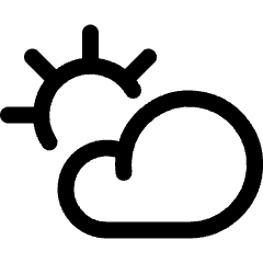 Weather Cloud Icon from Ultimate Regular Set