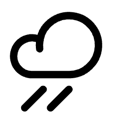 Weather Cloud Rain Icon from Ultimate Regular Set