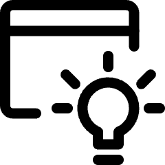 Browser Idea Icon from Ultimate Regular Set