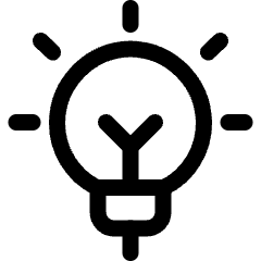 Bulb Icon from Ultimate Regular Set