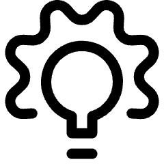 Idea Settings Icon from Ultimate Regular Set