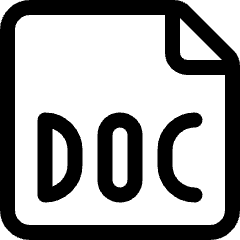 Office File Doc Icon from Ultimate Regular Set