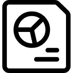 Office File Graph Icon from Ultimate Regular Set
