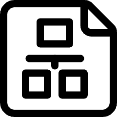 Office File Hierarchy Alternate Icon from Ultimate Regular Set