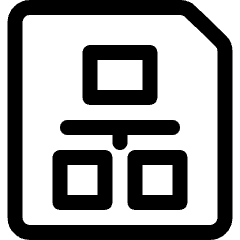 Office File Hierarchy Icon from Ultimate Regular Set