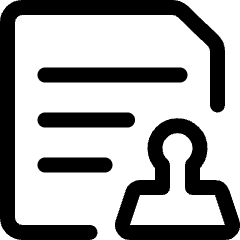 Office File Stamp Icon from Ultimate Regular Set