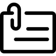 Office Business Card Icon from Ultimate Regular Set