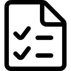 List To Do Icon from Ultimate Regular Set