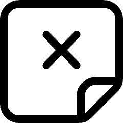 Task List Delete Icon from Ultimate Regular Set