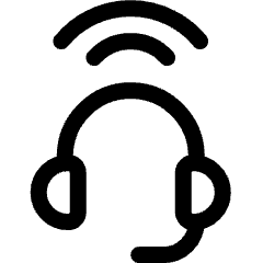 Meeting Headphone Wireless Icon from Ultimate Regular Set