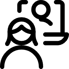 Meeting Team Laptop Woman 1 Icon from Ultimate Regular Set