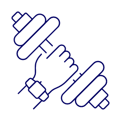 Drumbell Fitness 1 Illustration from UX Line Set