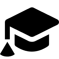 School Graduate Icon from Nova Solid Set
