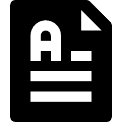 School Worksheet A Pass Icon from Nova Solid Set