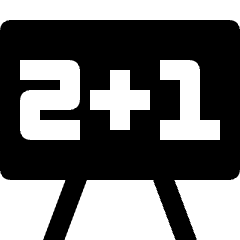 School Writing Board Math Icon from Nova Solid Set