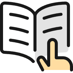 Study Book Icon from Ultimate Colors Set