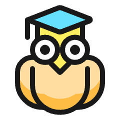 Study Owl Icon from Ultimate Colors Set