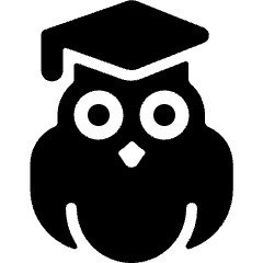 Study Owl Icon from Ultimate Bold Set