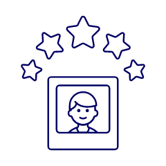 Avatar Frame Star 2 Illustration from UX Line Set
