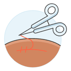 Surgery Suture 2 Illustration from UX Colors Set