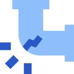 Cracked Pipe Icon from Sharp Flat Set