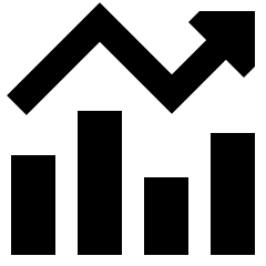 Decent Work And Economic Growth Icon from Sharp Solid Set
